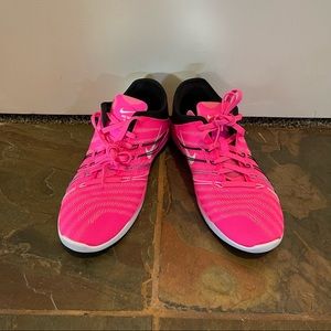 Women's Nike Flex Tr6 Trainer Black & Pink Blast Tennis Shoes Sneakers NEW